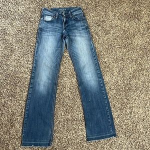 Super cute Ariat denim trousers, size 25 long jeans!! Boot cut!